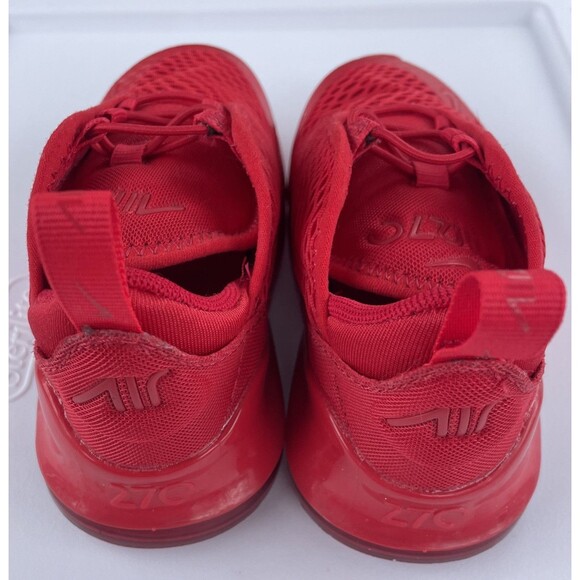 NEW Nike Air Max 270 Boys Size 8c Mismatch Red Running Shoes DM8876-600 - Picture 5 of 9